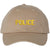 POLICE Unstructured Dad Hat Low Profile Adjustable Baseball Cap for Security, Guard & Law Enforcement Uniforms