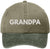 Grandpa Embroidered Baseball Cap | 100% Cotton Twill Two Tone Grandfather Fathers Day Hat