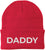 Daddy Embroidered Beanie | Bold Acrylic Knit Winter Hat | Casual Father's Day Skull Cap for Dad