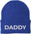 Daddy Embroidered Beanie | Bold Acrylic Knit Winter Hat | Casual Father's Day Skull Cap for Dad