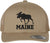 Maine Moose Embroidered Trucker Cap | Adjustable Snapback Hat | Wildlife Graphic Outdoor Adventure Headwear