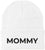 Mommy Embroidered Beanie | Bold Acrylic Knit Winter Hat | Casual Mother's Day Skull Cap Trendy Statement Mom Hat