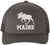 Maine Moose Embroidered Trucker Cap | Adjustable Snapback Hat | Wildlife Graphic Outdoor Adventure Headwear