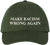 Make Racism Wrong Again Embroidered Dad Hat | Adjustable Anti-Racism Equality Statement Baseball Cap
