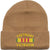 Vietnam Veteran Ribbon Embroidered Beanie - Military Service & Veterans Day Gift for Men & Women - 100% Acrylic Knit Cap
