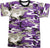 Tactical Camouflage T-Shirt Army Fashion Color Camo Military Crewneck Short Sleeve Top Tee Shirt