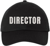 Director Embroidered Baseball Cap | Adjustable 100% Cotton Unisex Dad Hat | Casual Military Style Hat