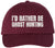 I’d Rather Be Ghost Hunting Embroidered Dad Hat Funny Paranormal Halloween Cap