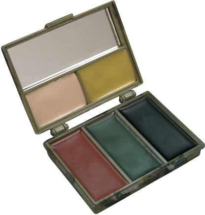 Woodland Grey Bark Camouflage - Military Compact Camo Face Paint 5 Color