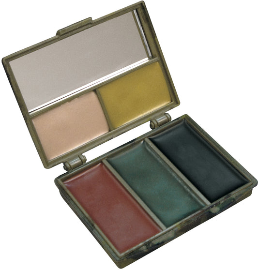 Woodland Grey Bark Camouflage - Military Compact Camo Face Paint 5 Color