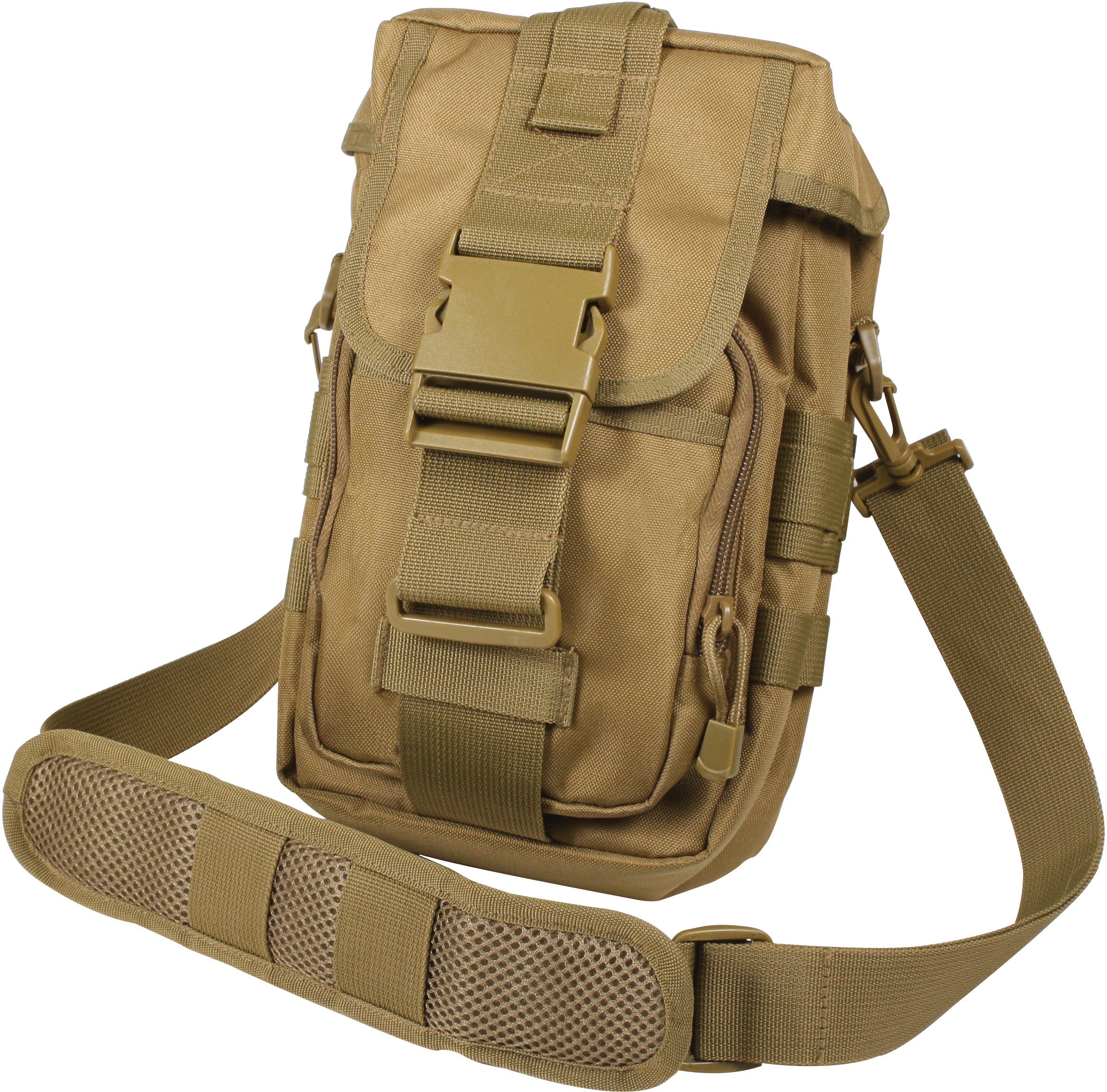 Coyote Brown Flexipack MOLLE Tactical Shoulder Bag