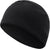 Black - Polar Fleece Watch Cap Tactical Large Skull Watchman Beanie