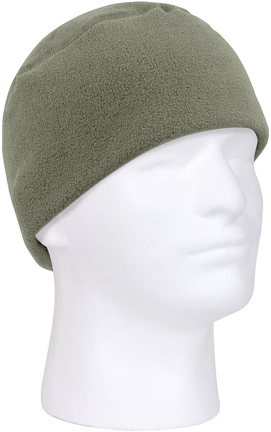 Foliage Green - Polar Fleece Watch Cap Tactical Large Skull Watchman Beanie