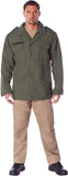 Olive Drab - M-65 Field Jacket, Heavyweight Washed Cotton Twill