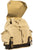 Khaki  Brown - Vintage Military Leather Trim Expedition Rucksack