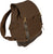 Brown  Brown - Vintage Military Leather Trim Expedition Rucksack