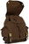 Brown  Brown - Vintage Military Leather Trim Expedition Rucksack