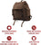 Brown  Brown - Vintage Military Leather Trim Expedition Rucksack