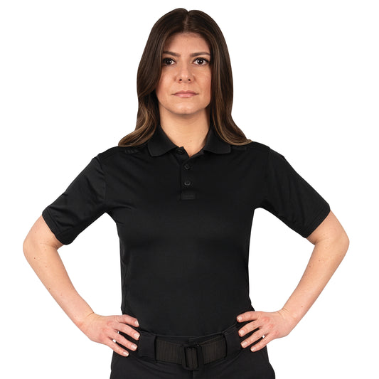 Womens Tactical Polo Shirt Short Sleeve Stretch Quick Dry Performance Uniform