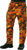 Savage Orange Camouflage - Tactical BDU Pants Cargo Fatigues - Poly/Cotton Twill - Button Fly