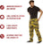 Stinger Yellow Camouflage - Tactical BDU Pants Cargo Fatigues - Poly/Cotton Twill - Button Fly