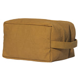 Coyote Brown - Canvas Dual Compartment Travel Kit