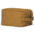 Coyote Brown - Canvas Dual Compartment Travel Kit
