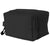 Black - Dual Compartment Travel and Shave Kit Bag - Cotton Canvas