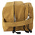 Coyote Brown - Canvas Dual Compartment Travel Kit