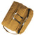 Coyote Brown - Canvas Dual Compartment Travel Kit
