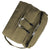Olive Drab - Dual Compartment Travel and Shave Kit Bag - Cotton Canvas