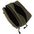 Olive Drab - Dual Compartment Travel and Shave Kit Bag - Cotton Canvas