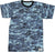 Tactical Camouflage T-Shirt Army Fashion Color Camo Military Crewneck Short Sleeve Top Tee Shirt
