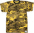 Tactical Camouflage T-Shirt Army Fashion Color Camo Military Crewneck Short Sleeve Top Tee Shirt