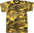 Tactical Camouflage T-Shirt Army Fashion Color Camo Military Crewneck Short Sleeve Top Tee Shirt