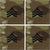 Military Rank Insignia Patch Multicam OCP Camouflage Hook & Loop Ripstop 4 Pack Made In USA