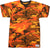 Tactical Camouflage T-Shirt Army Fashion Color Camo Military Crewneck Short Sleeve Top Tee Shirt