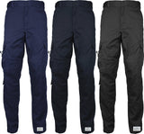 Uniform Cargo Pants 9 Pocket Work Pants for EMT EMS Police Security Utility Poly Cotton Adjustable Fit