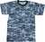 Tactical Camouflage T-Shirt Army Fashion Color Camo Military Crewneck Short Sleeve Top Tee Shirt