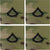 Military Rank Insignia Patch Multicam OCP Camouflage Hook & Loop Ripstop 4 Pack Made In USA