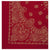 ARMYU Classic Trainmen Paisley Bandanas, Military Army Head Scarf Do-rag Cotton Bandanna Cover Biker Rags