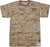 Tactical Camouflage T-Shirt Army Fashion Color Camo Military Crewneck Short Sleeve Top Tee Shirt