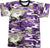 Tactical Camouflage T-Shirt Army Fashion Color Camo Military Crewneck Short Sleeve Top Tee Shirt