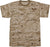 Tactical Camouflage T-Shirt Army Fashion Color Camo Military Crewneck Short Sleeve Top Tee Shirt