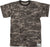 Tactical Camouflage T-Shirt Army Fashion Color Camo Military Crewneck Short Sleeve Top Tee Shirt