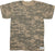 Tactical Camouflage T-Shirt Army Fashion Color Camo Military Crewneck Short Sleeve Top Tee Shirt
