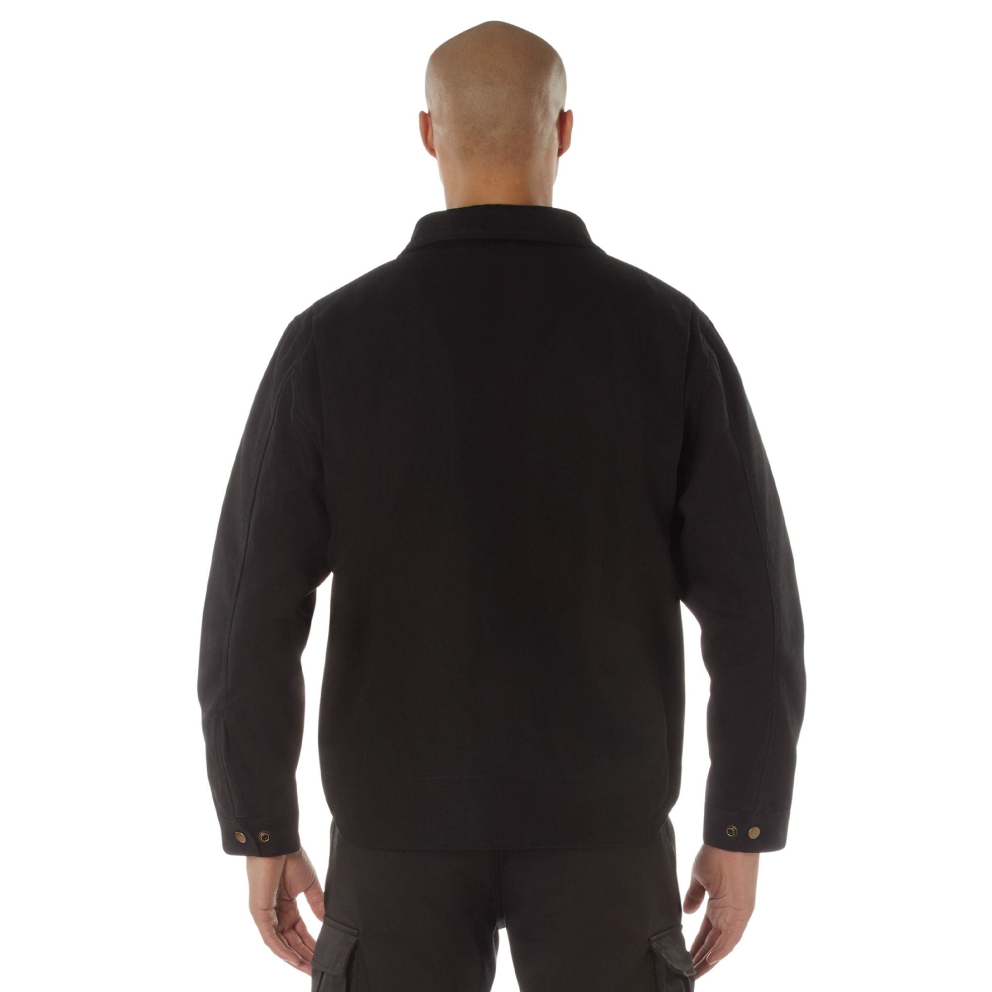 Men's Heavyweight Canvas Work Jacket Water Resistant Workwear Jacket ...