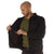 Men's Heavyweight Canvas Work Jacket Water Resistant Workwear Jacket with Lining - Black