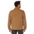 Men's Heavyweight Canvas Work Jacket Water Resistant Workwear Jacket with Lining - Work Brown