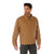 Men's Heavyweight Canvas Work Jacket Water Resistant Workwear Jacket with Lining - Work Brown